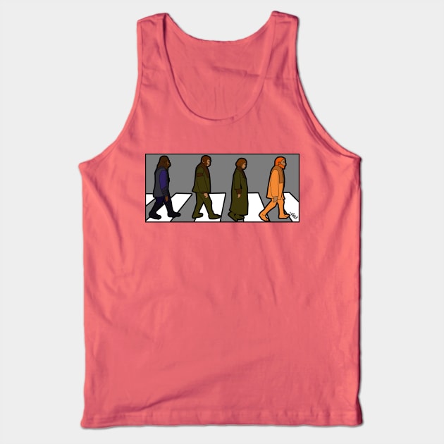 Come Together, You Damned Dirty Apes Tank Top by annadrewthat